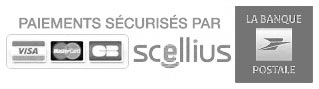 Paiement sécurisé par Scellius et la Banque Postale