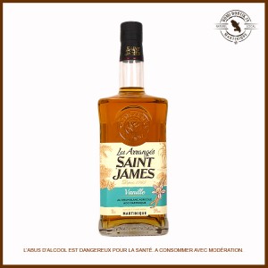 Rhum Les Arrangés Saint James, Vanille, 70 cl , 35% V.